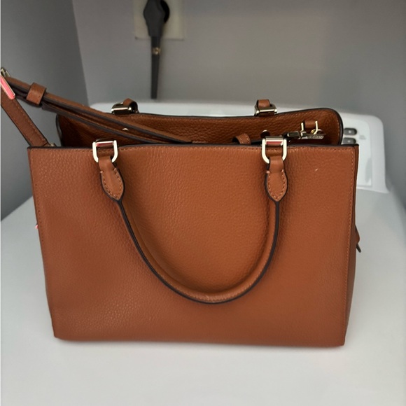 Kate Spade Brown Leather Tote Bag - Picture 3 of 5